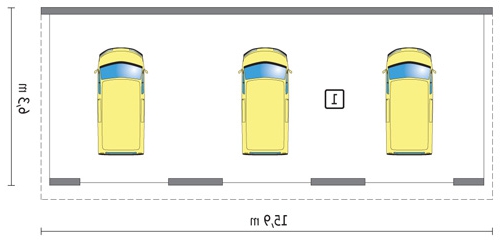 GC92a Wiata garażowa