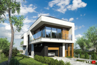 MODERN HOUSE II (S-GL 1162) - wizualizacja - miniatura #1