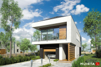 MODERN HOUSE II (S-GL 1162) - wizualizacja - miniatura #2