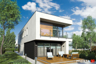 MODERN HOUSE II (S-GL 1162) - wizualizacja - miniatura #3