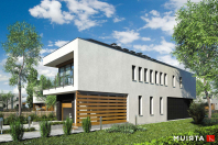 MODERN HOUSE II (S-GL 1162) - wizualizacja - miniatura #4