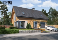 RIO 2 projekt domu z bali drewnianych. Obraz #5