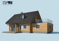 TRYPOLIS 3 projekt domu z bali drewnianych. Obraz #8