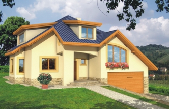 ROSSITA wersja B z podwójnym garażem