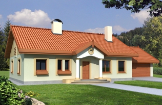 SIELANKA 2 35st. wersja A z podwójnym garażem