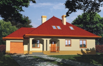 JULIA wersja A bez garażu paliwo stałe