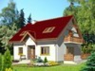 GIENIA wersja A bez garażu strop drewniany