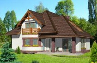 IRYS 17-30 wersja B z pojedynczym garażem