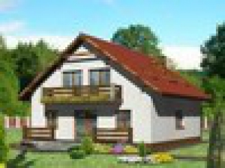 LILIA wersja B z pojedynczym garażem