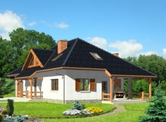 MAGDA wersja B z pojedynczym garażem