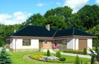 OLA 1 wersja B z pojedynczym garażem