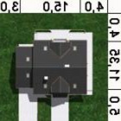 SŁONECZKO wersja A z pojedynczym garażem