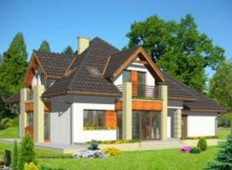 WIERA wersja A z pojedynczym garażem