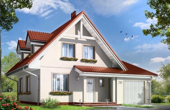 ANTEK III wersja A bez garażu