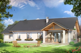 SIELANKA 2 35st. wer. A dach 2-spad., pojed. gar. paliwo stałe