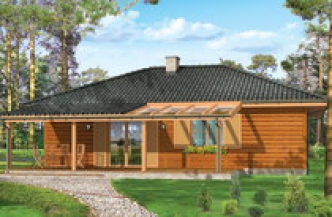 SOSENKA 2 energo+ wersja A z pojedynczym garażem