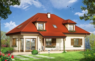 TYTUS 2 wersja A paliwo stałe parterowy, bez garażu