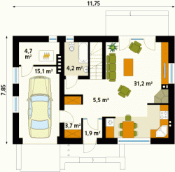 Bielik NF40 (CE) paliwo stałe
