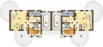 Dom w rododendronach (T)