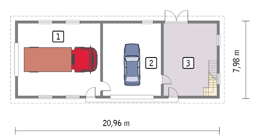 GMC54 Budynek garażowo-magazynowy