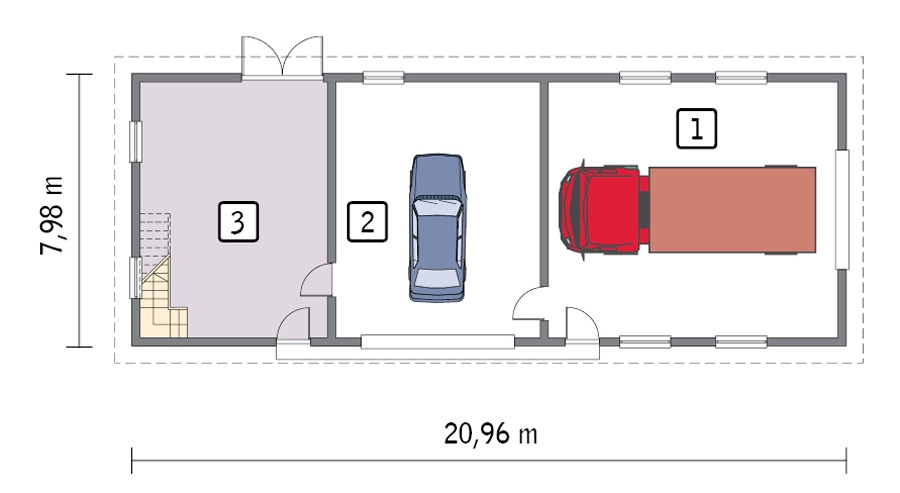 GMC54 Budynek garażowo-magazynowy