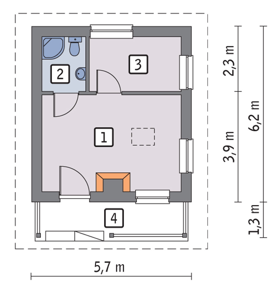 GC59b Budynek gospodarczy