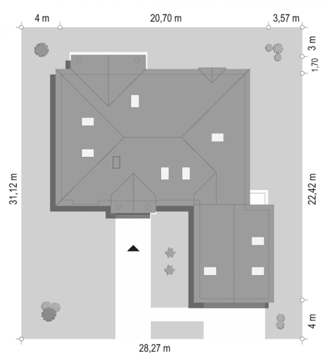 Rezydencja Parkowa 3 D - wizualizacja zewnętrzna