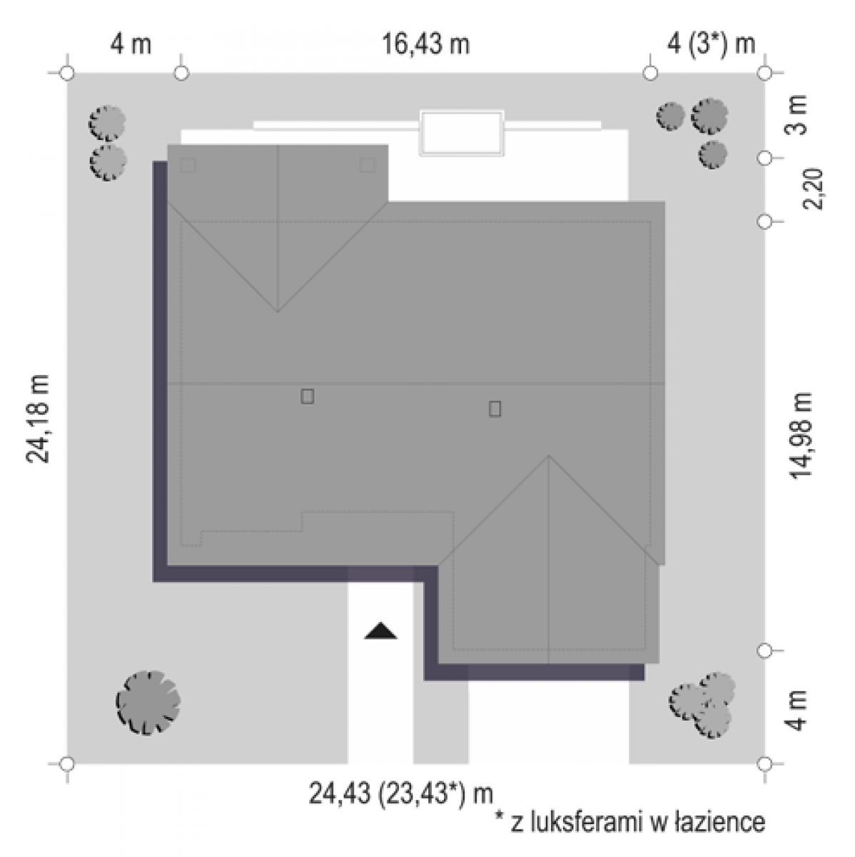 Parterowy 4 - wizualizacja zewnętrzna