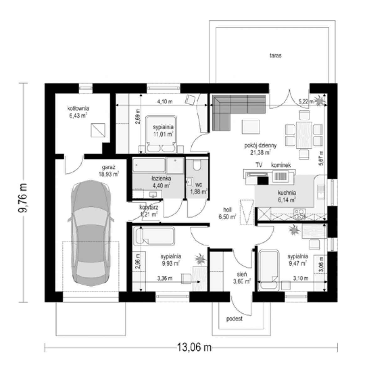 Zosia 6 - rzut Parter