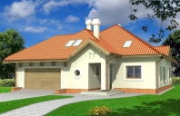 RÓŻA II wersja B z podwójnym garażem paliwo stałe. Obraz #3