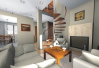 GIENIA energo+ wersja B z garażem pojedynczym strop drewniany. Obraz #20